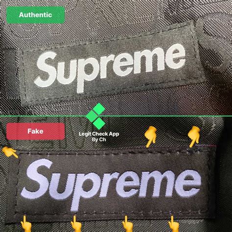 real vs fake supreme shoulder bag|is a supreme bag genuine.